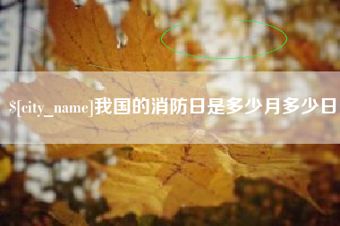 江西我国的消防日是多少月多少日