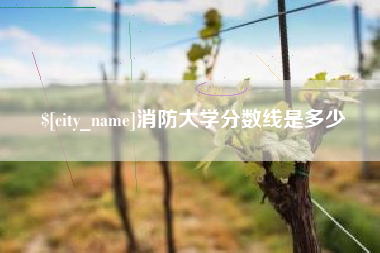 江西消防大学分数线是多少