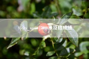 江西5000米及格成绩