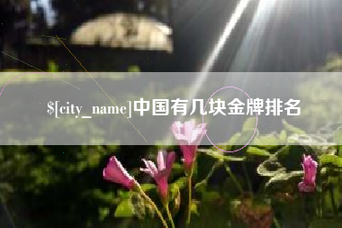 江西中国有几块金牌排名