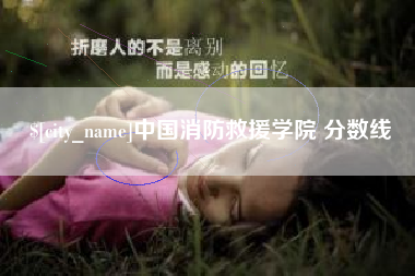江西中国消防救援学院 分数线