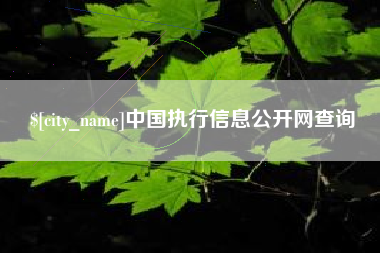江西中国执行信息公开网查询