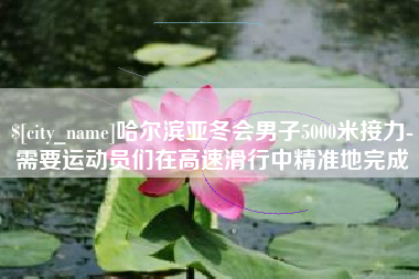 江西哈尔滨亚冬会男子5000米接力-需要运动员们在高速滑行中精准地完成