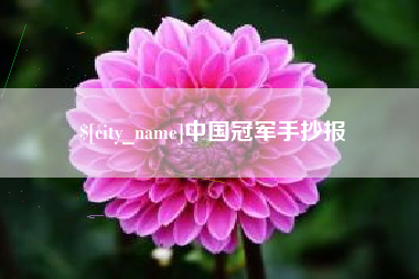 江西中国冠军手抄报