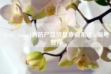 江西消防产品信息查询系统3c编号暂停