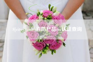 江西消防产品ccc认证查询