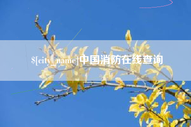江西中国消防在线查询