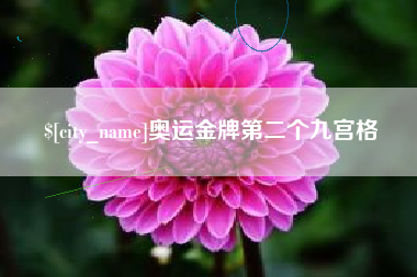 江西奥运金牌第二个九宫格