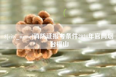 江西消防证报考条件2024年官网烟台福山